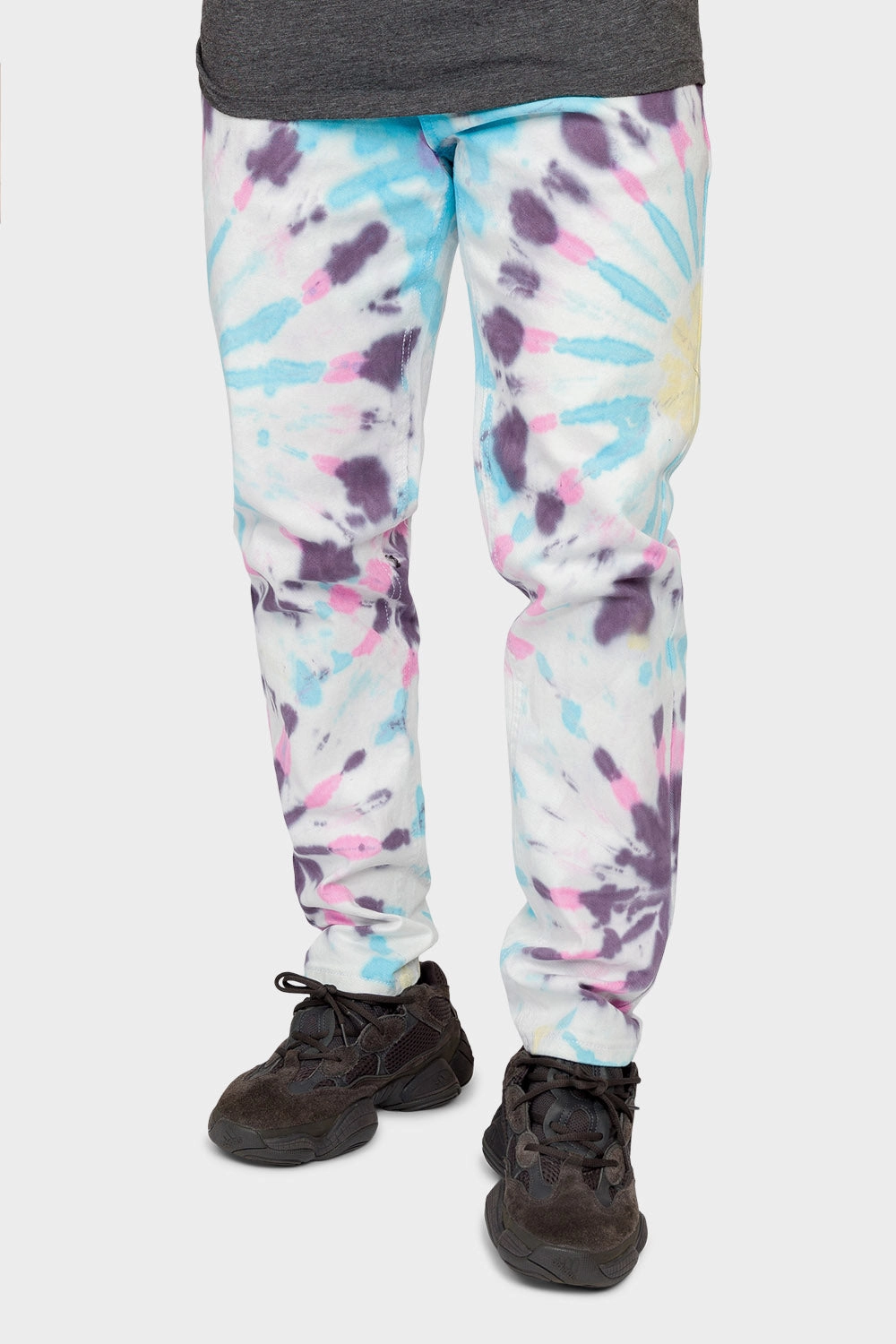 Chilly Weather Fit Spider Tie Dye Denim Jeans