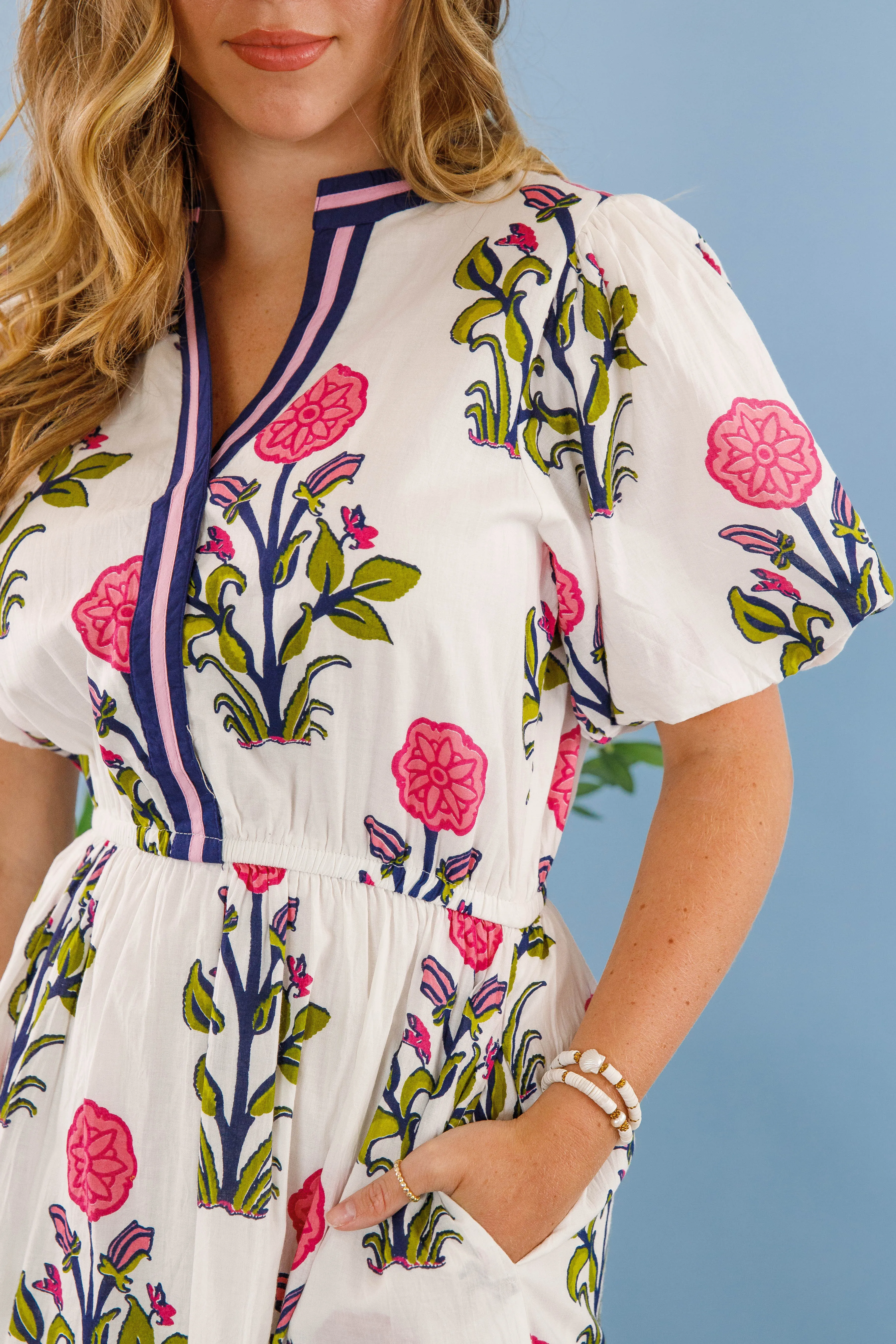 Bring Me Back To Life Midi Dress-White French Vibe Evening Motion