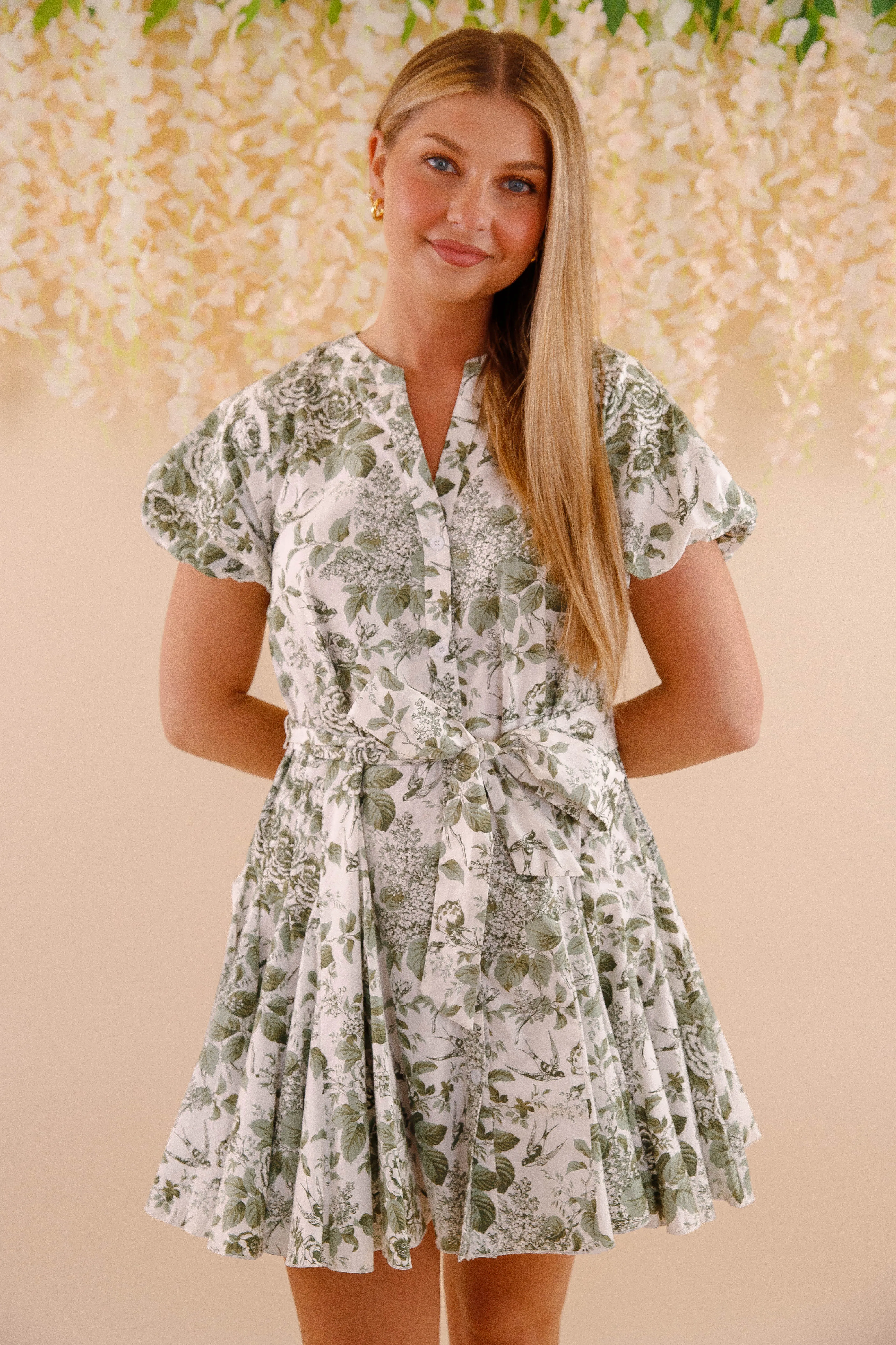 Building Character Dress-Olive Vibrant Style Skin Touch