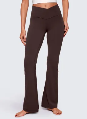 Butterluxe Crossover Flare Legging 29'' Recycled Polyester Blend Slim and Comfortable