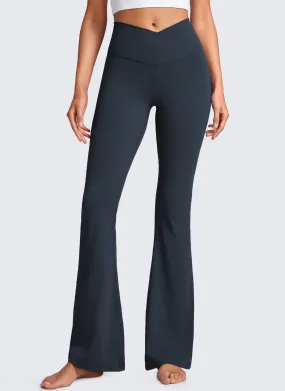 Flatlock Stitching Technique Soft Touch For Adults Butterluxe Crossover Flare Legging 33''