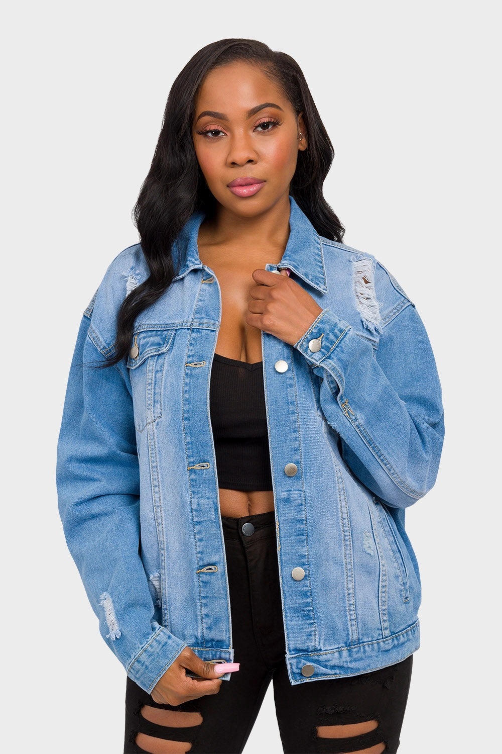 Anti Pill Surface California Feels Denim Jacket