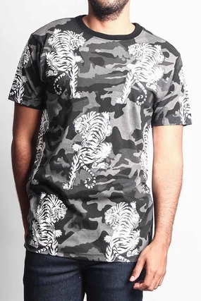 Camo Tiger T-Shirt BondedSeamTechnology