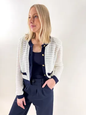 Casual Chic Look Perfect Knitwear Casette Antique Cardigan