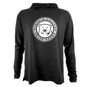 Home Wear Cayak Hooded Tee with Center Ice Medallion from Charles River