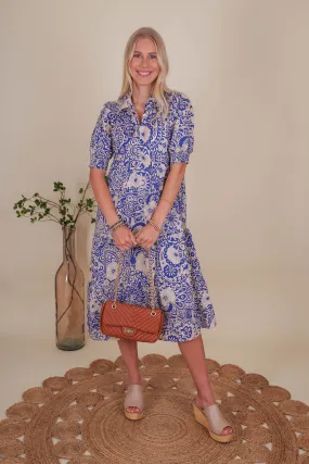 RESTOCK: Flying First Class Midi Dress Celebration Wear Inner Feel