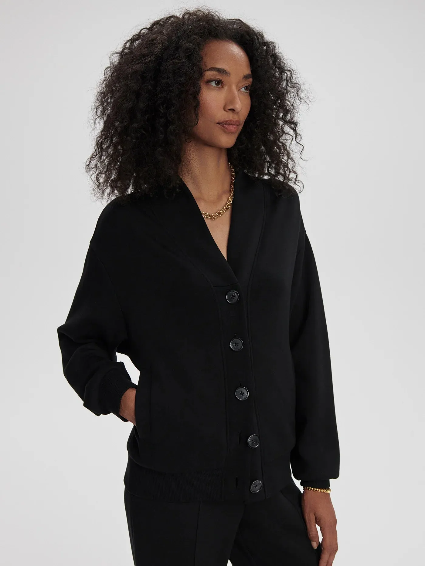 Celeste Button Through Cardigan Active Fit