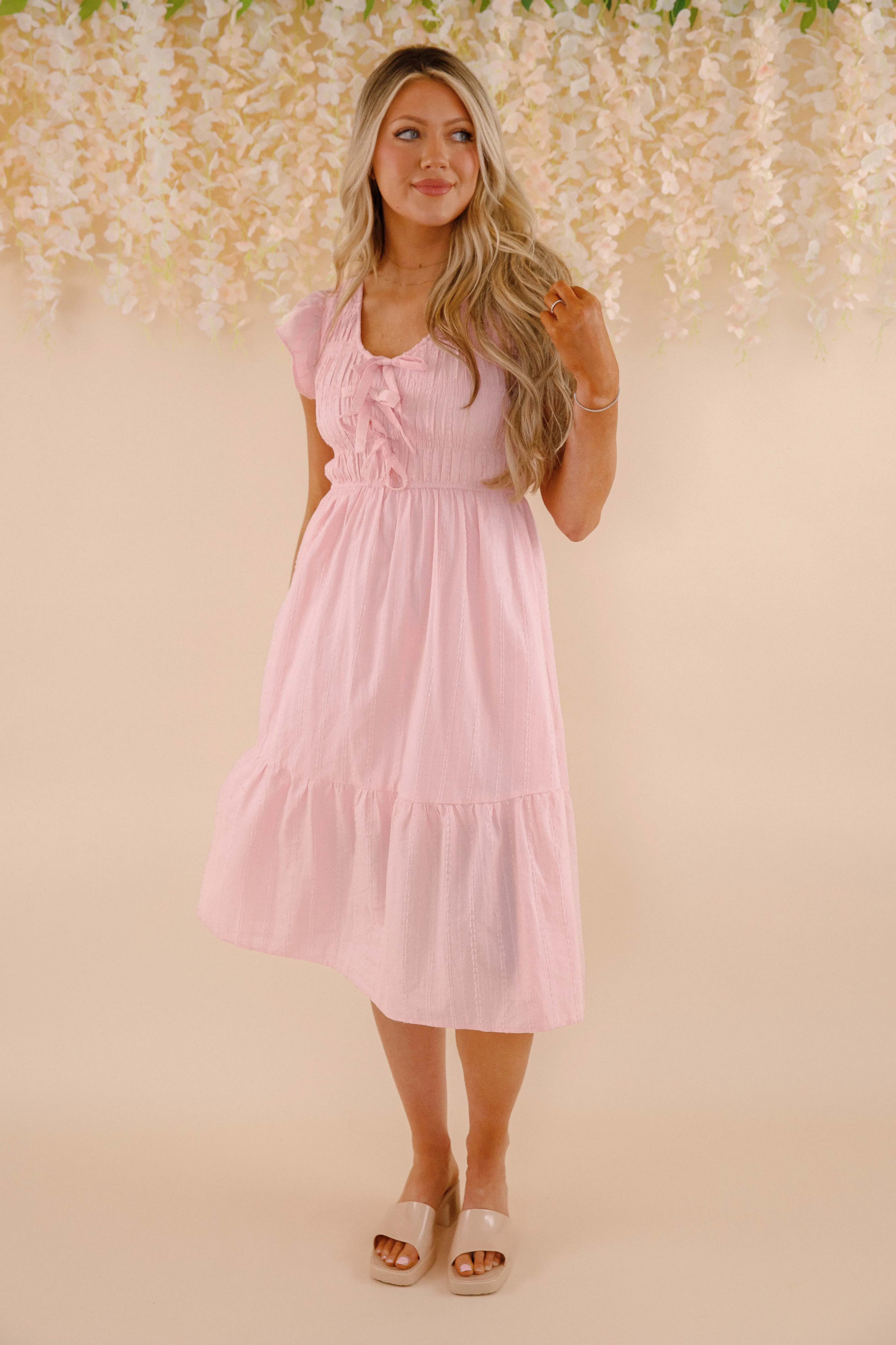 RESTOCK: All The Right Feelings Midi Dress Family Glow