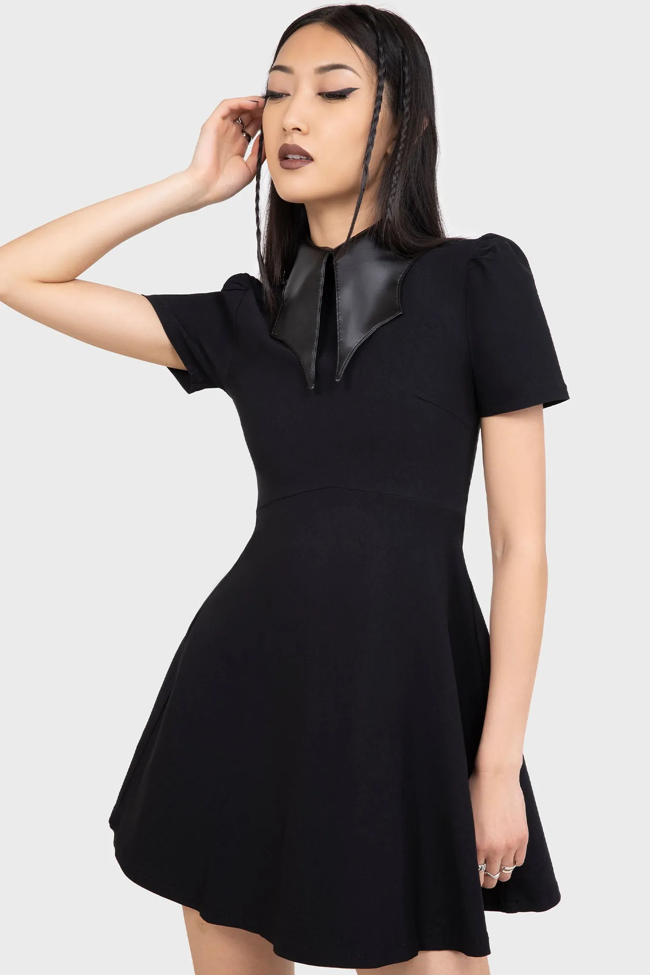 Light and Breezy Chapel Collar Dress