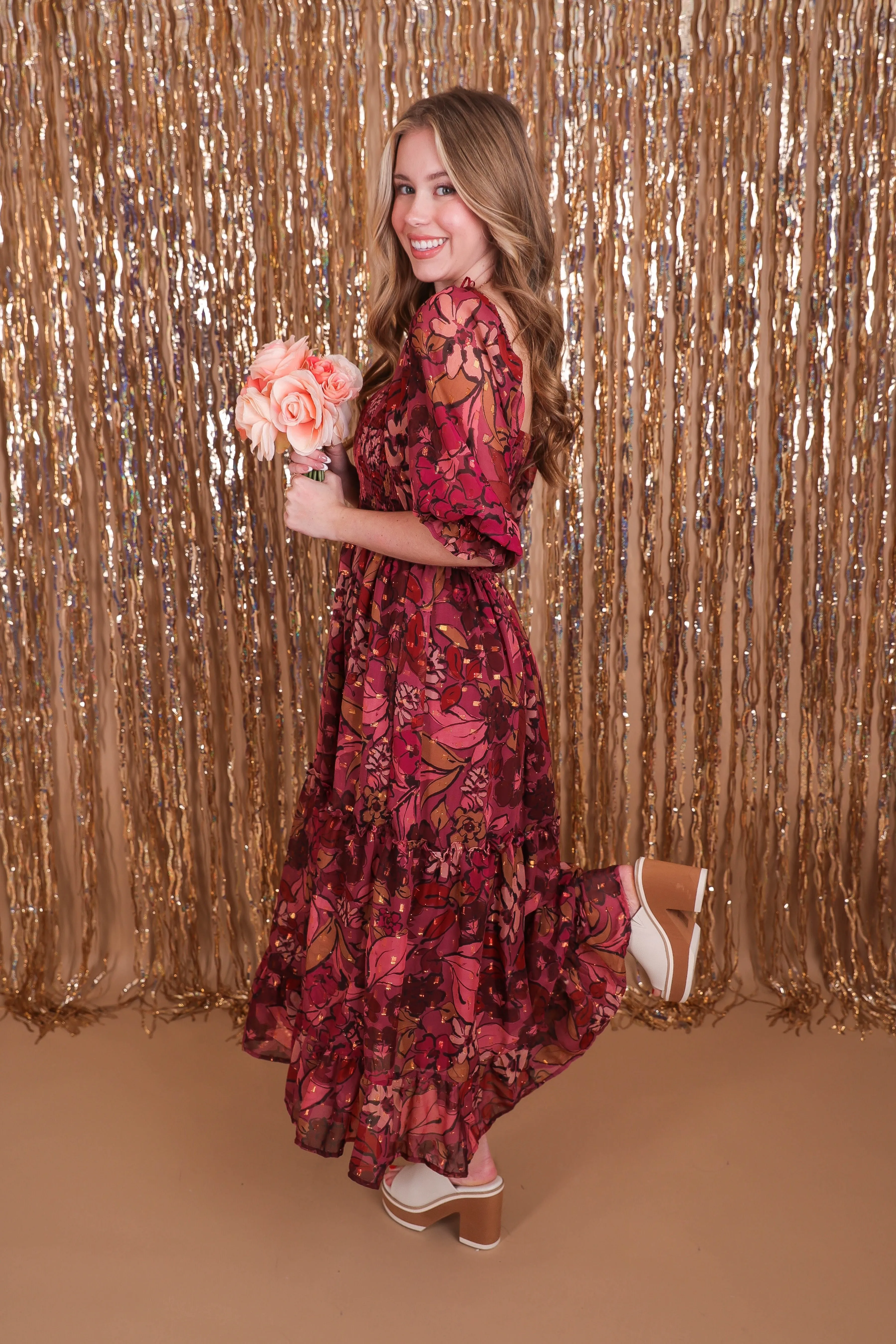 soft look cut out Saying Hello To You Midi Dress