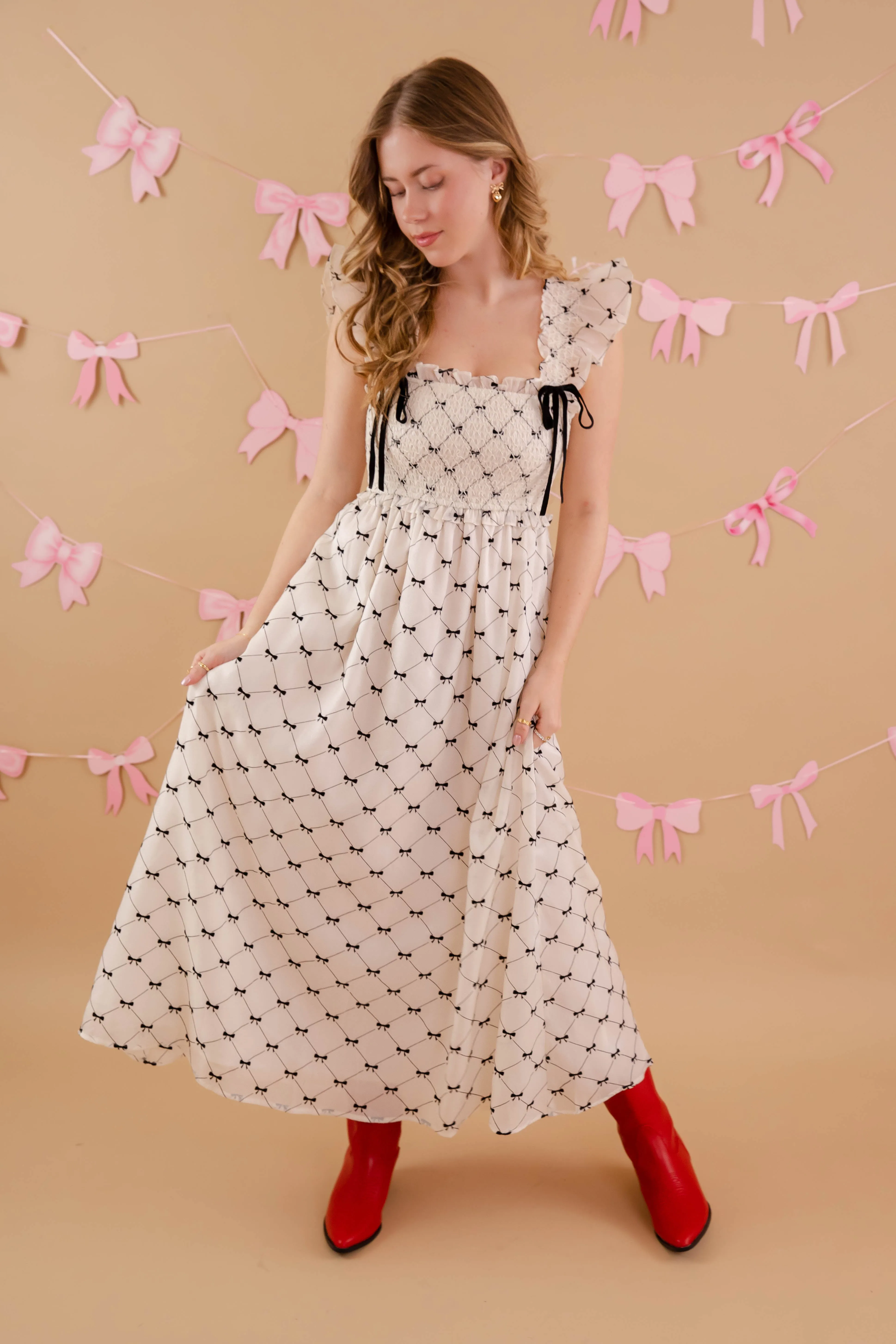 Calm Drape Delightfully Intrigued Maxi Dress