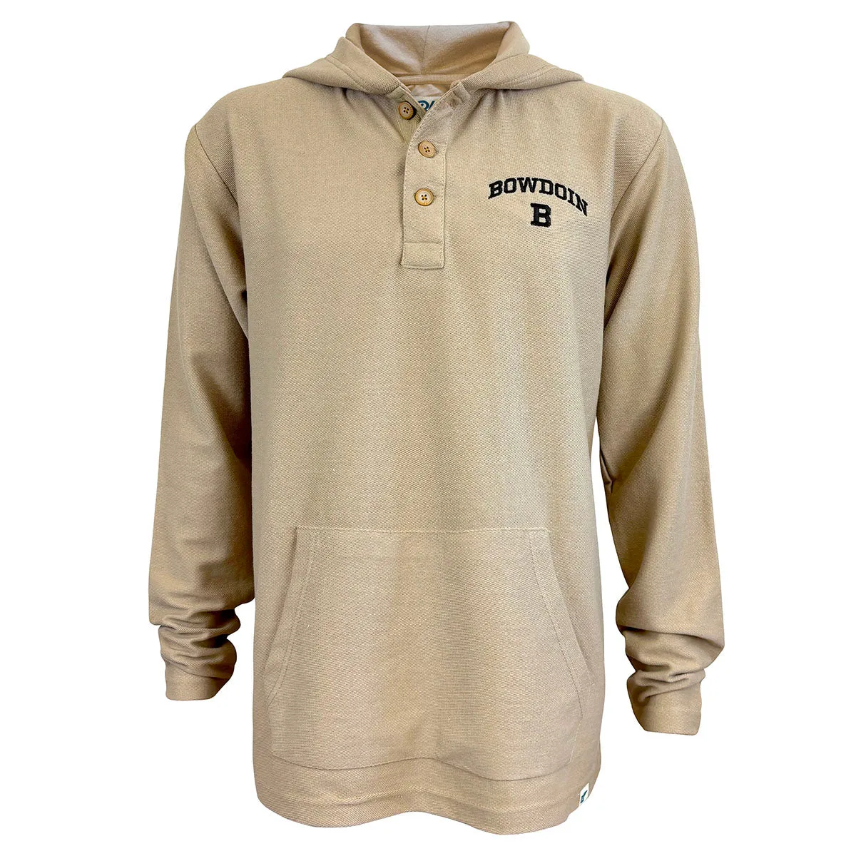 Reverse Terry Hooded Henley from Blue 84 fit for home