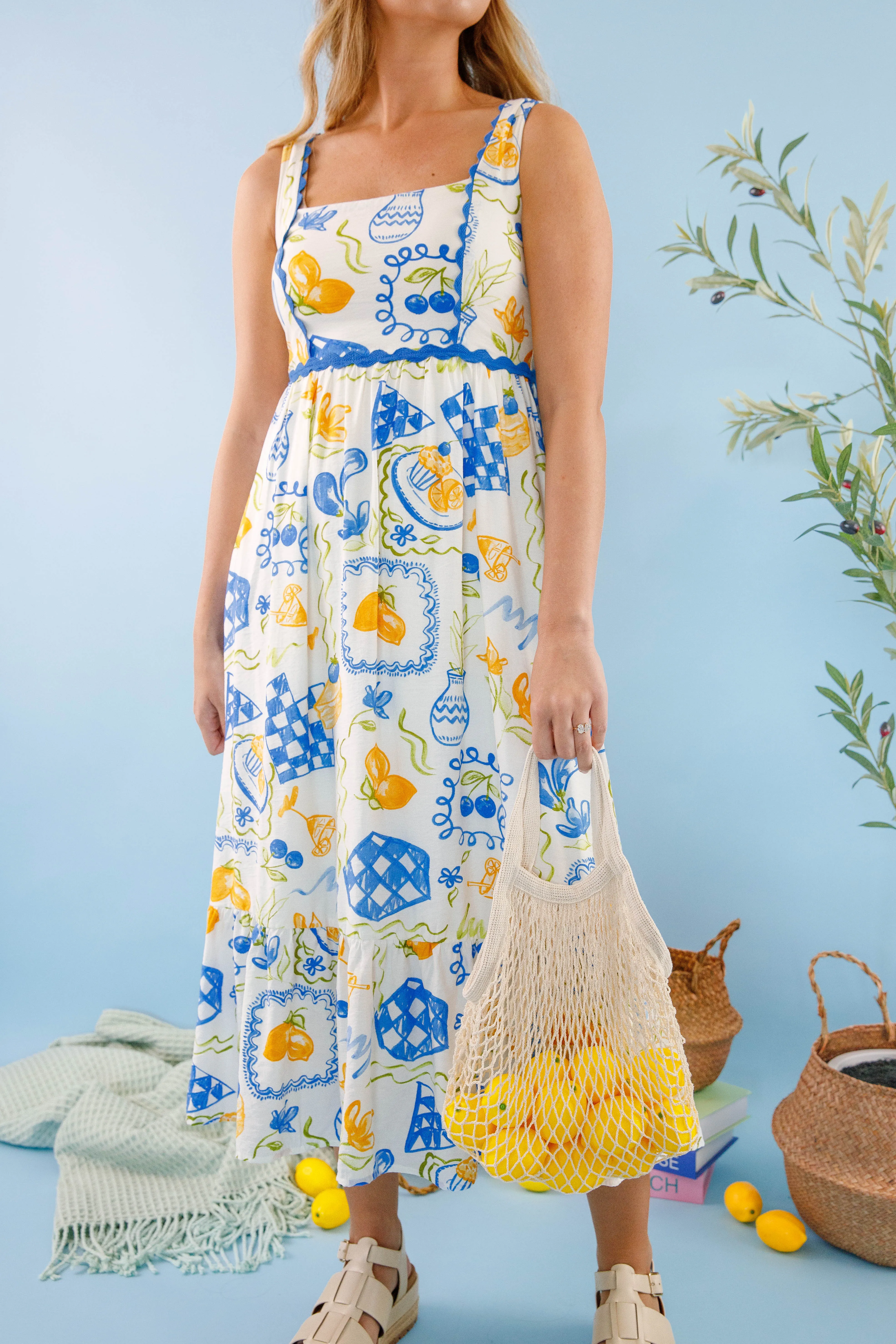 Over For Lunch Midi Dress Body Confidence