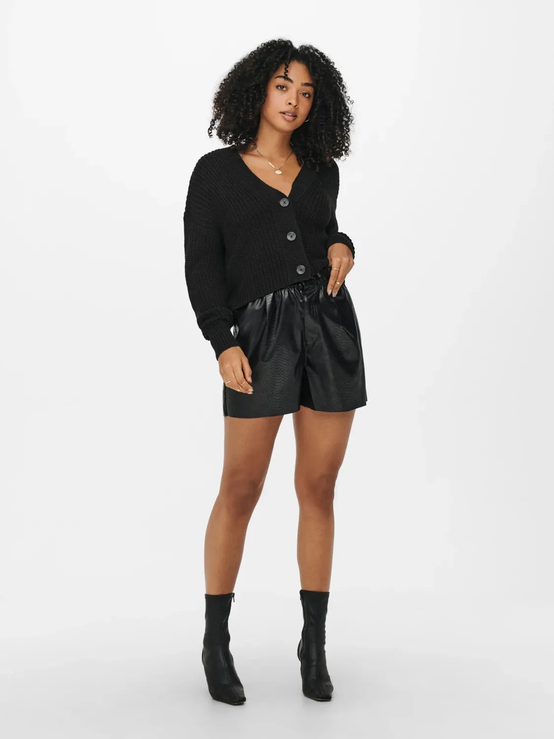 Versatile Knit Cozy Design Wear Carol Nice LS Cardigan