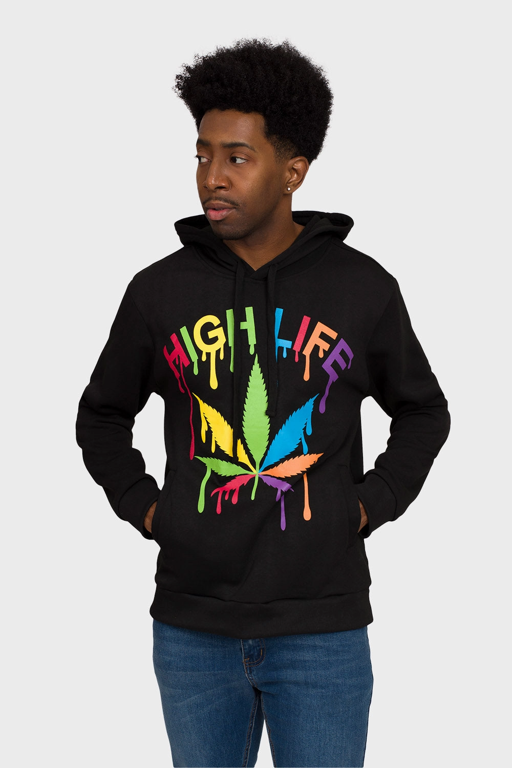 High Life Fleece Hoodie Water resistant coating