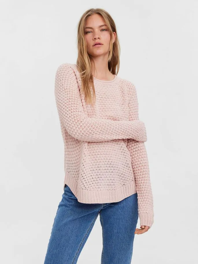 Stretch Knit Technology Esme Surf O-neck Sweater