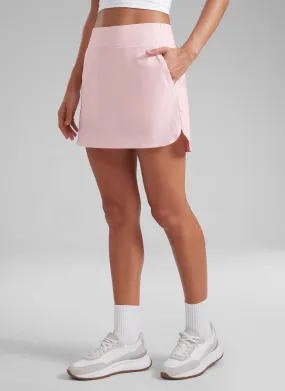 Natural Mood Feathery-Fit Soft Pocket High Rise Skirt 15''