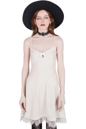 Moonstruck Velvet Skater Dress [Ivory] Summer Outfit