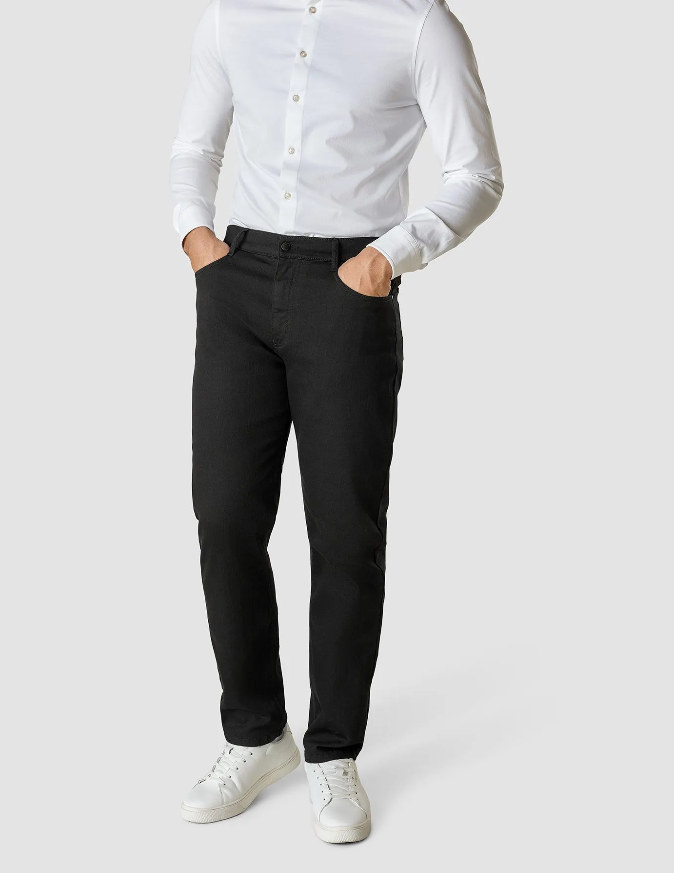 Classic Jeans Regular Stay Black Slim Look Fit