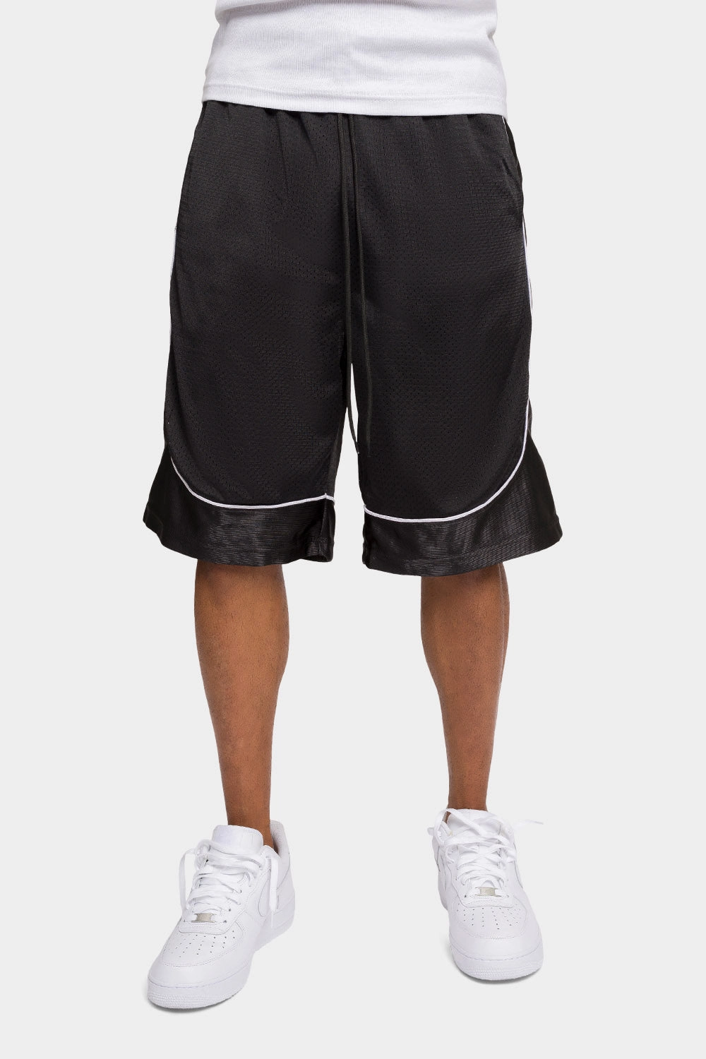 Casual Appeal Flexible Ankle Cuffs Classic Mesh Basketball Shorts