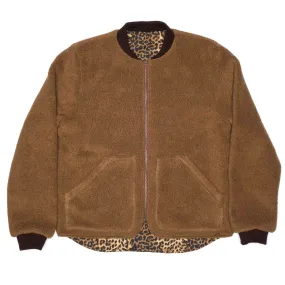 Humboldt Polartec? Liner Reversible Jacket - Leopard Print Seamless Knit Cuffs