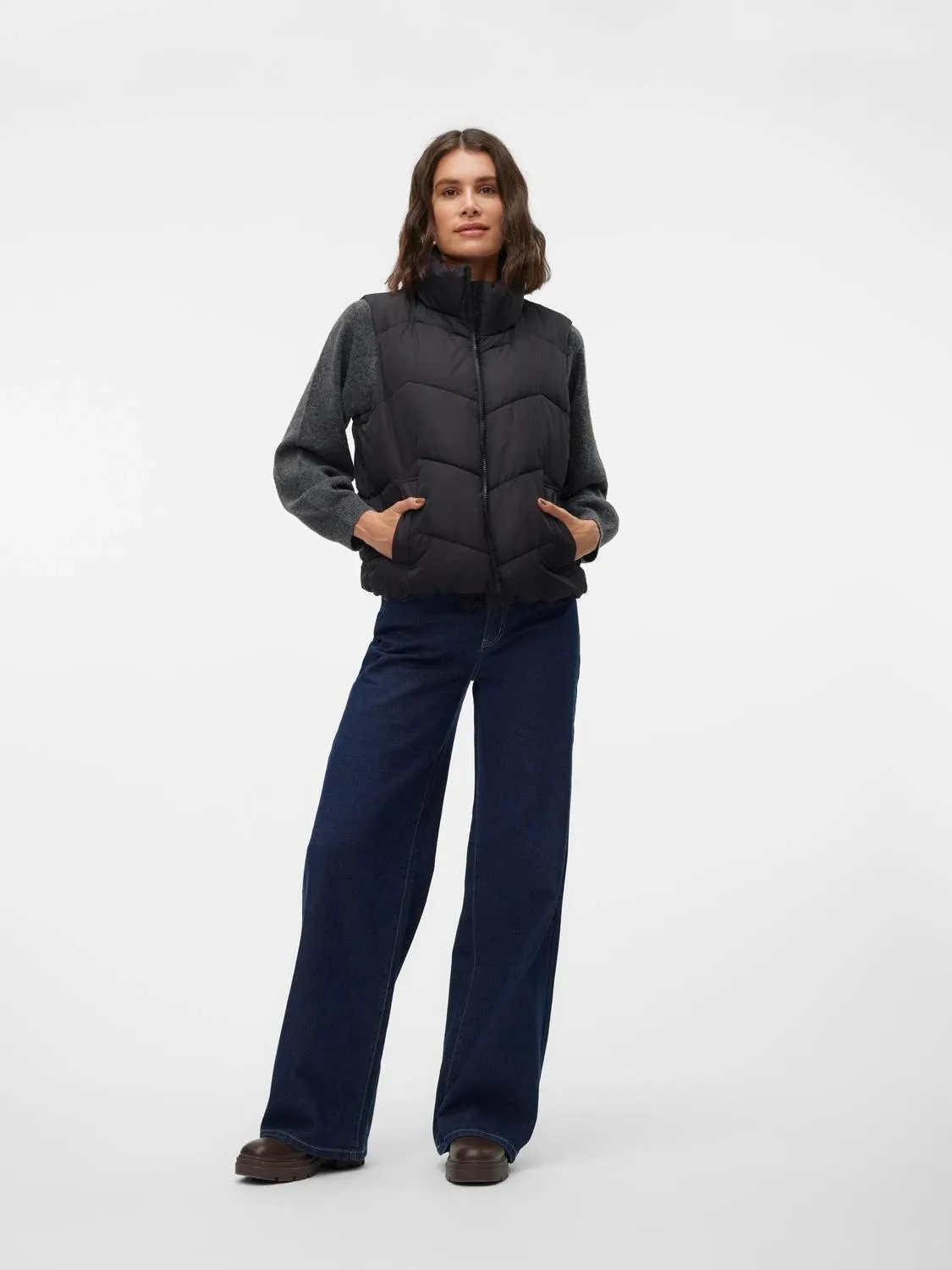 Double layer fabric Padded Vest