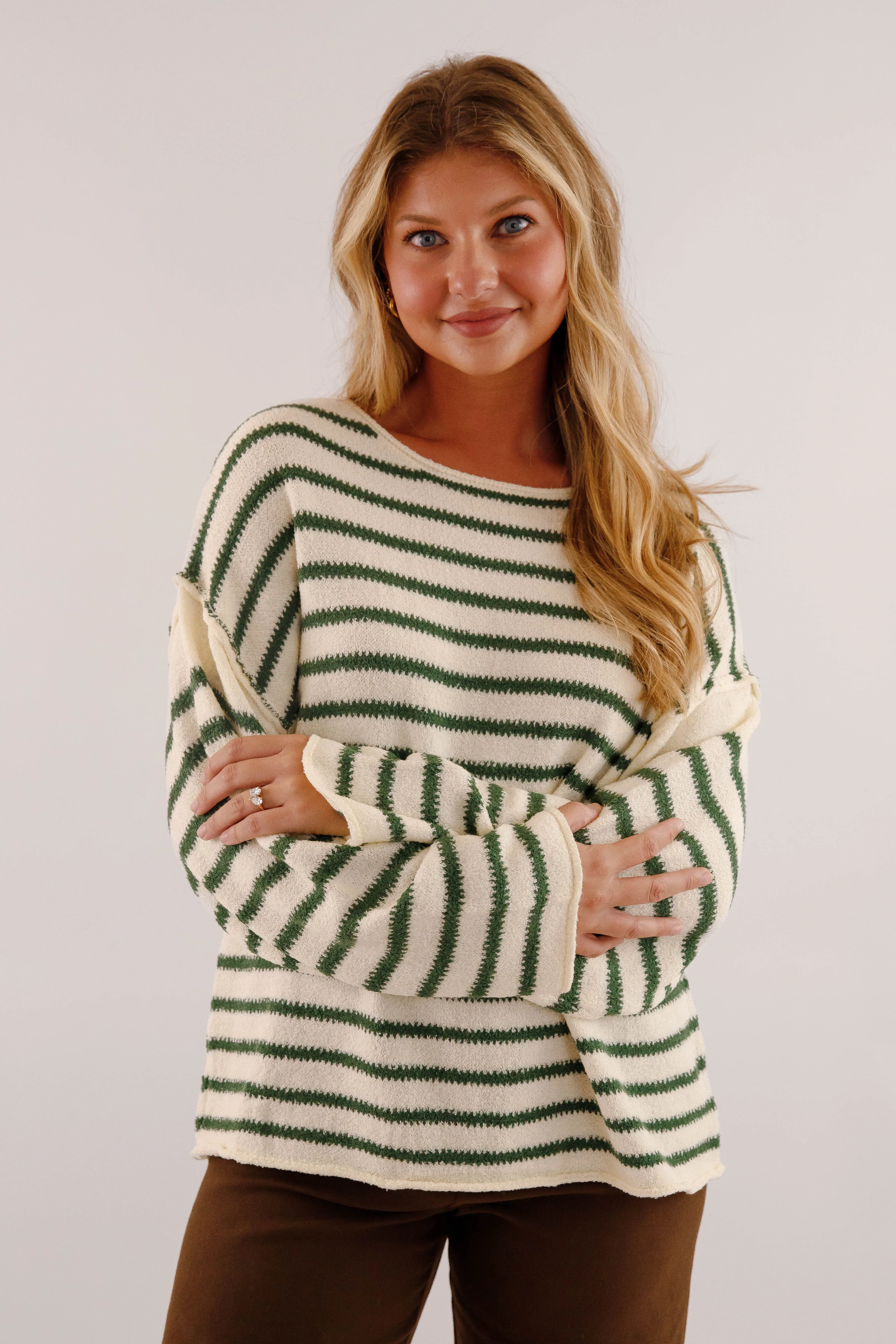 Layer Design Better Perspective Sweater-Green
