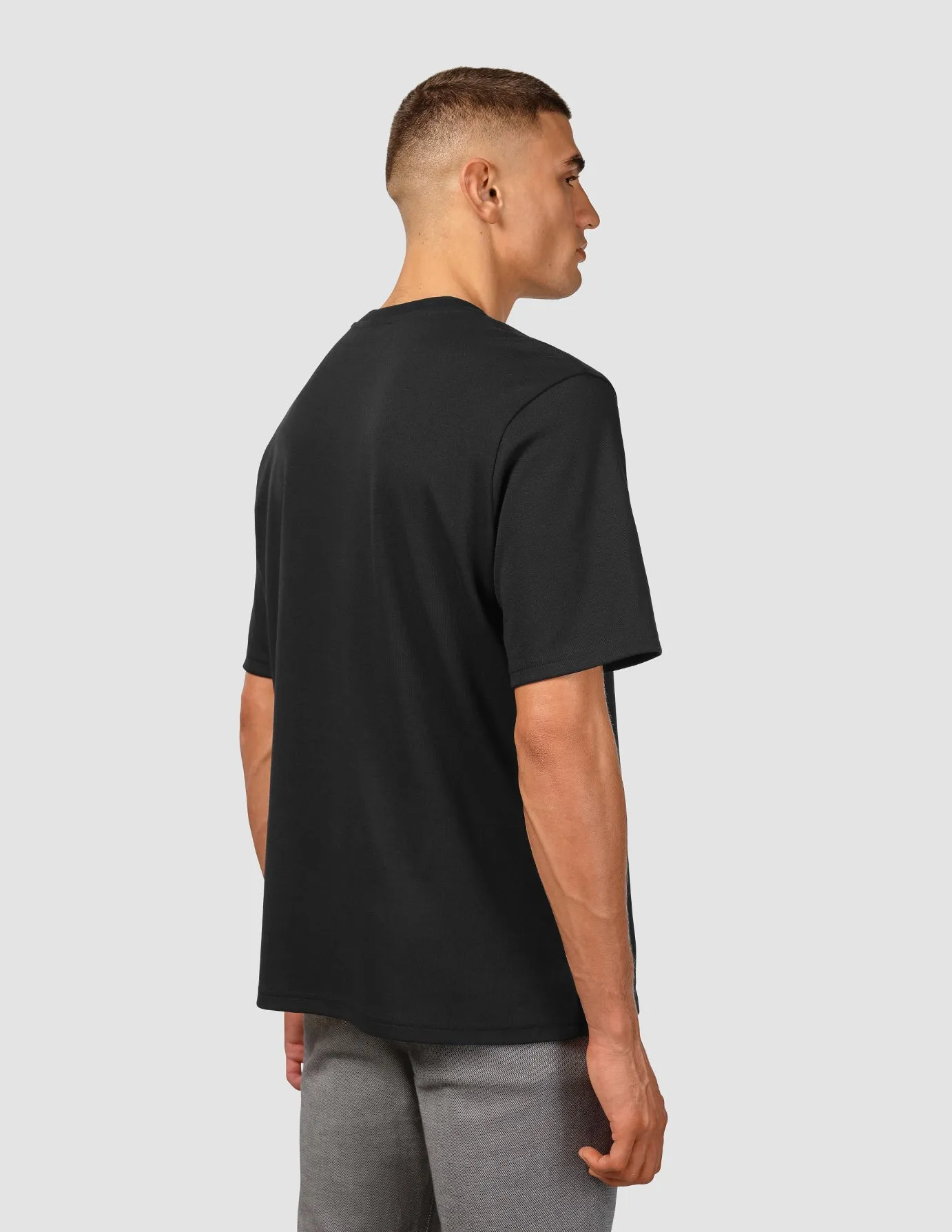 Breathable Performance Heavy Box Fit T-shirt Legacy Black
