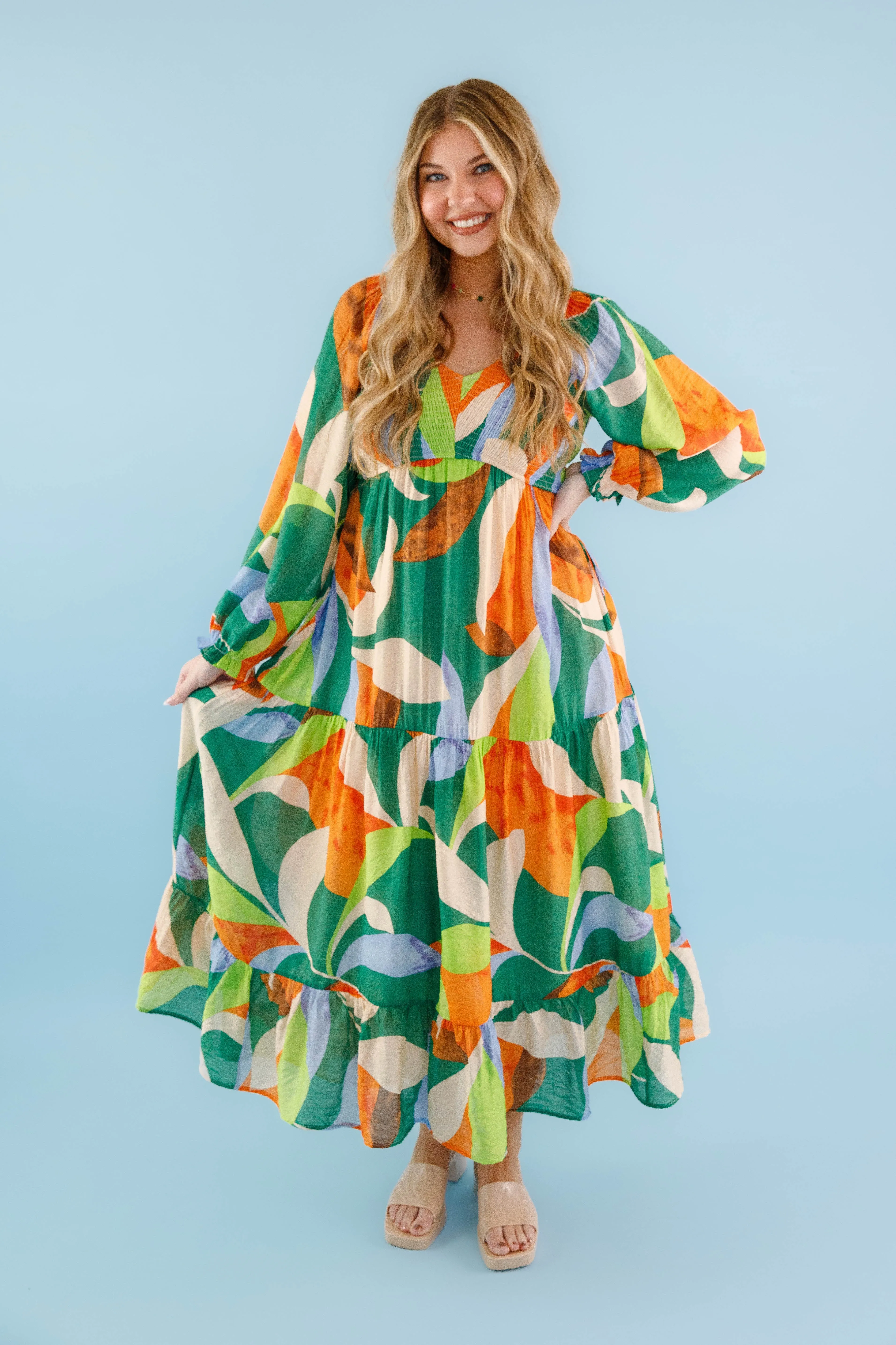 Sophisticated Comfort On Common Ground Maxi Dress