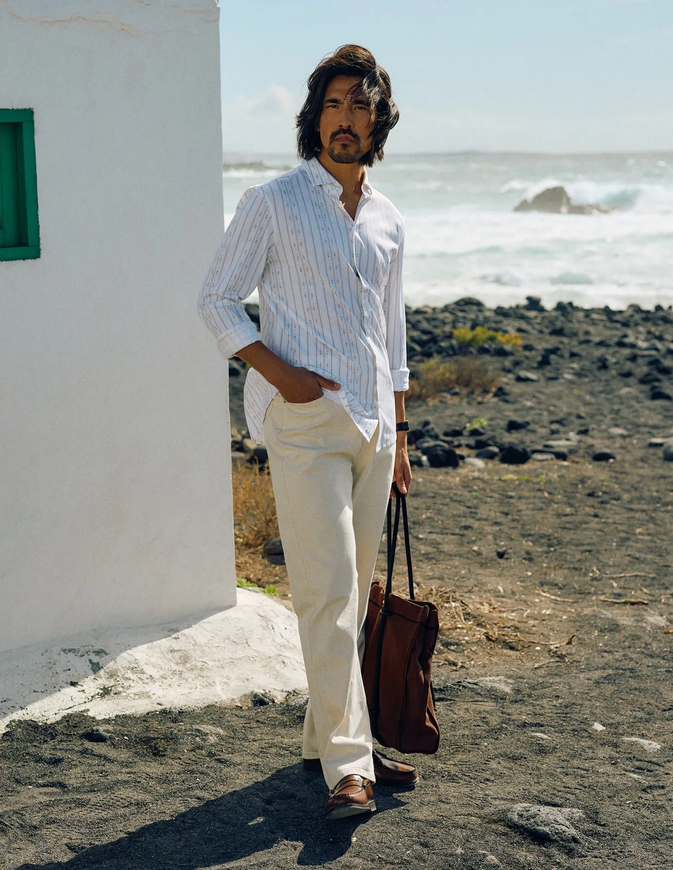 Sport Wear Fit Luca Jeans Relaxed Fit Off White