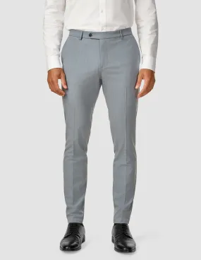 Core Stretch Essential Suit Pants Slim Light Blue Melange