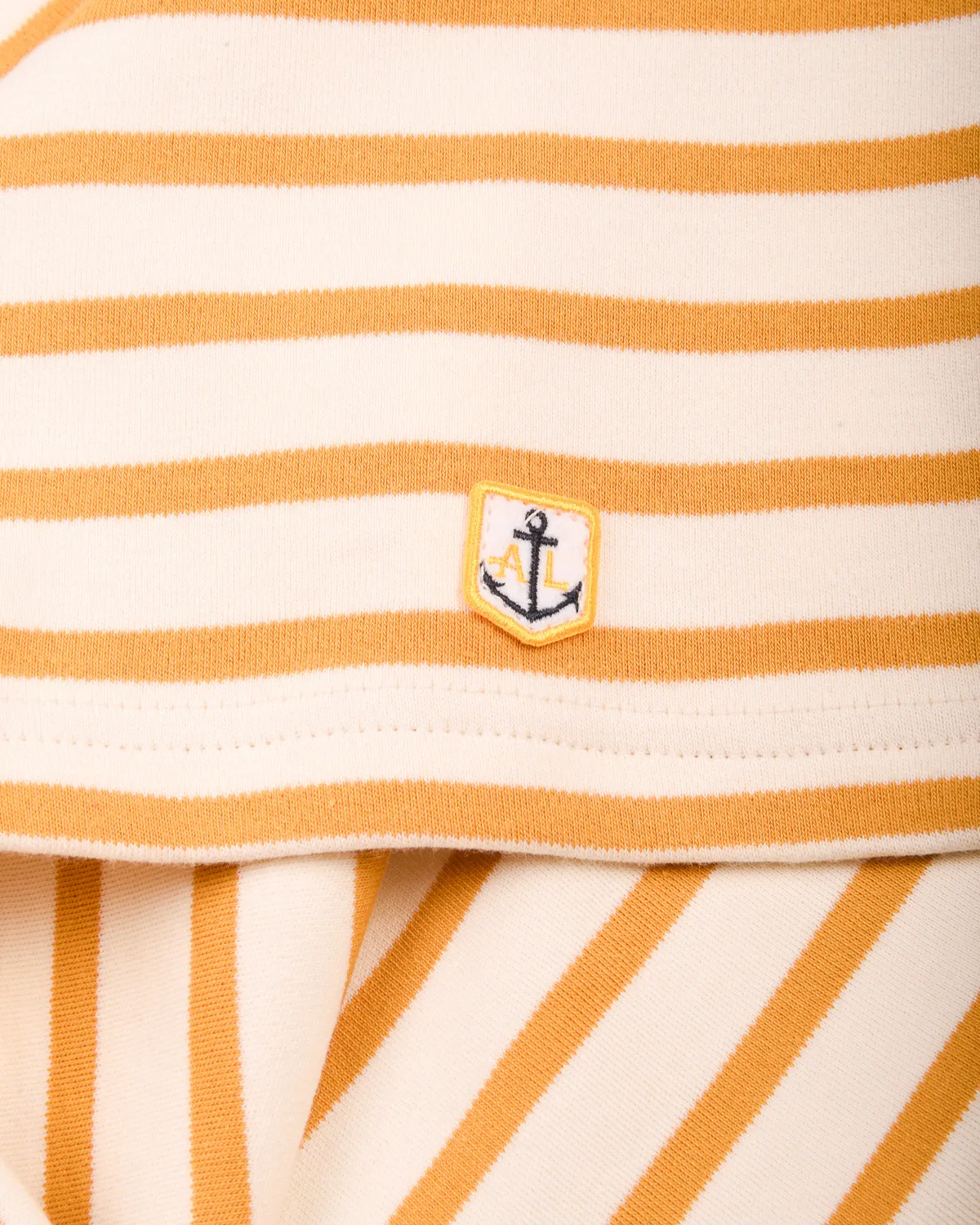 ARMOR LUX LADIES HERITAGE BRETON SHIRT L/S - NATURE/ HARVEST GOLD OekoTexCertified Chic Fit