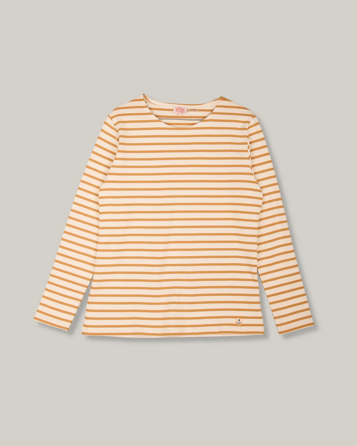 Holiday Outfit ARMOR LUX LADIES HERITAGE BRETON SHIRT L/S - NATURE/ HARVEST GOLD