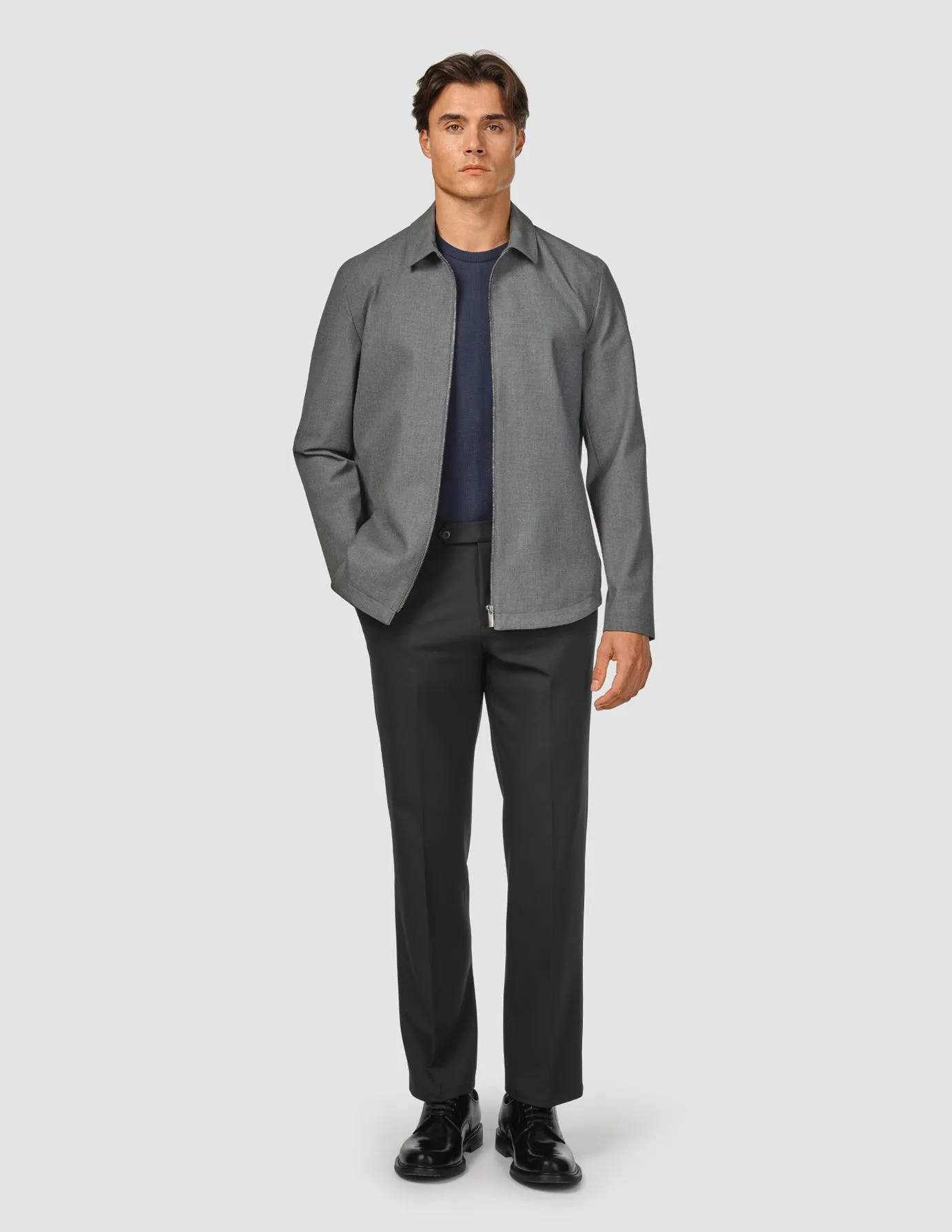 Everyday Knit Box Fit T-shirt Navy Gym clothing Bright Color