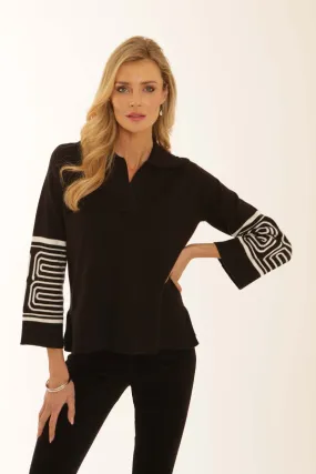 Breathable mesh lining AdjustableCuffSystem Pomodoro Clothing Jacquard Sleeve Jumper 12556