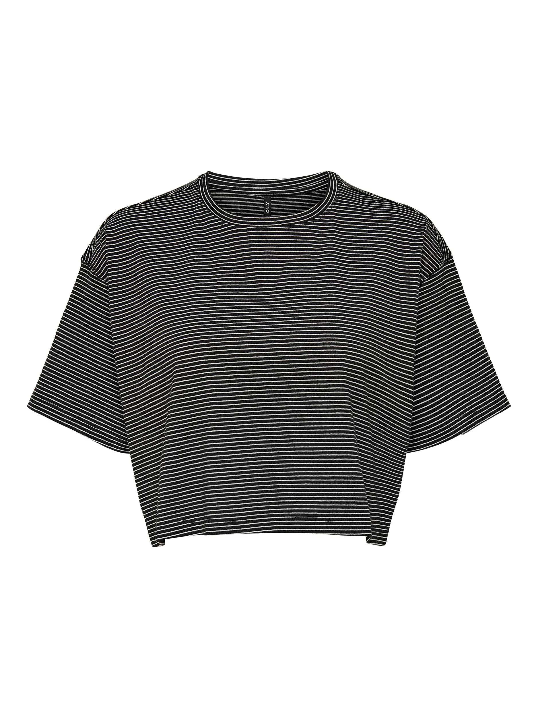 May Short Sleeve Boxy Cotton Crop Top Adjustable Fit System