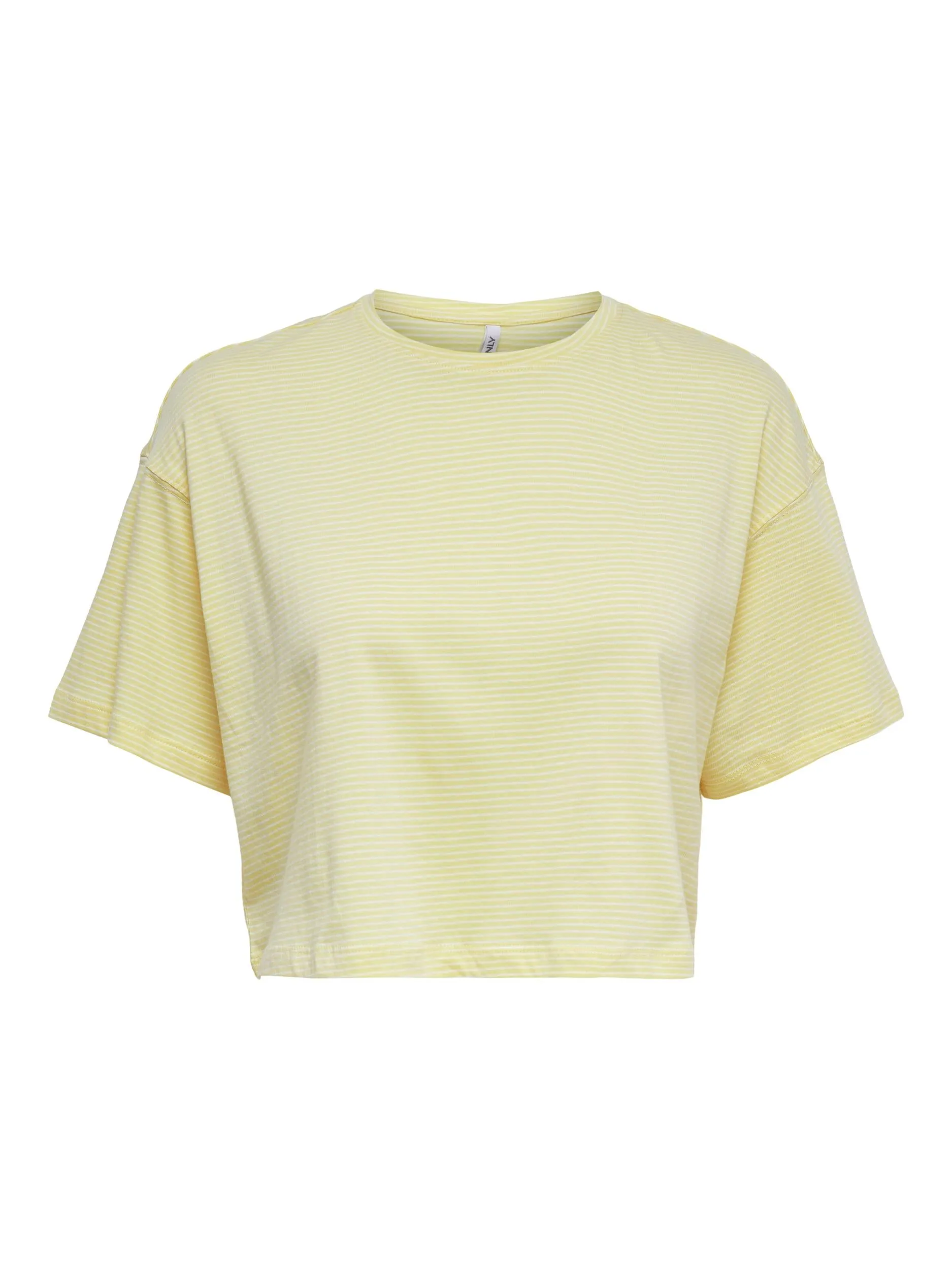 May Short Sleeve Boxy Cotton Crop Top Soft Cotton MoistureWicking Fabric