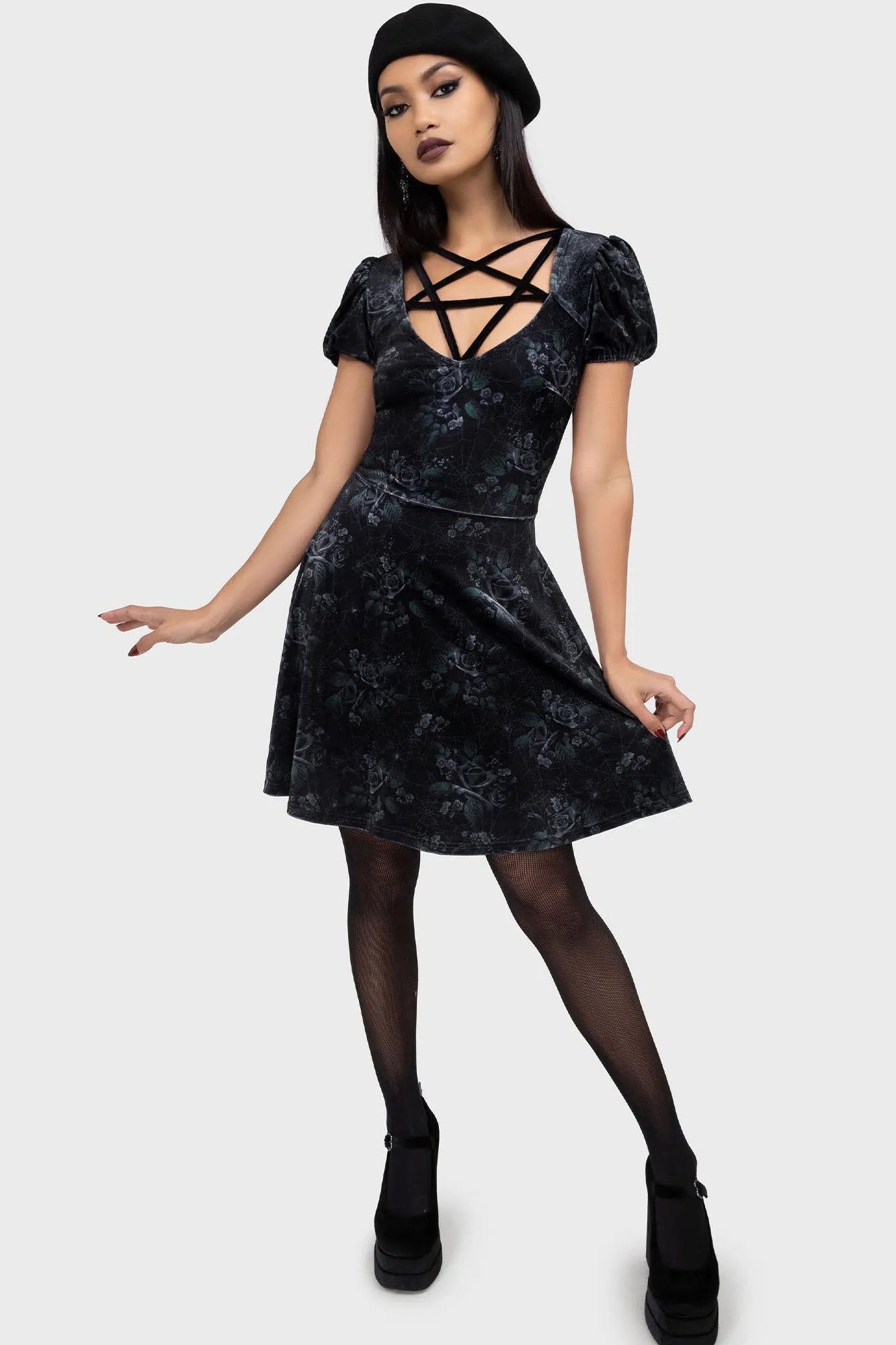 Moonlit Pentacle Dress Calm Grace Minimal Aesthetic