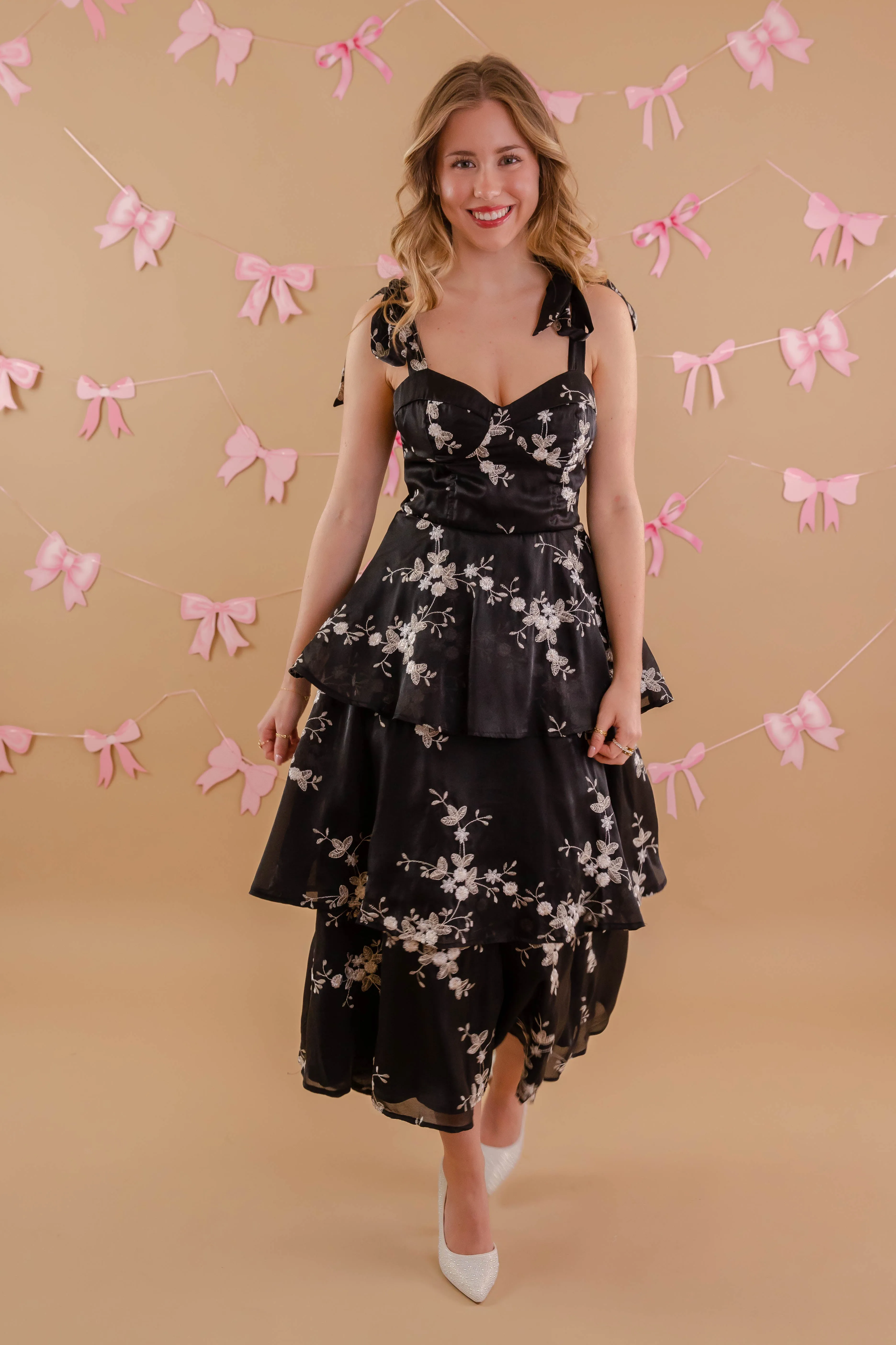 Vintage Style Cool Form Poems Of Mine Maxi Dress