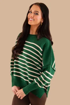 Comfy Winter Wear How The Story Goes Sweater-Hunter Green
