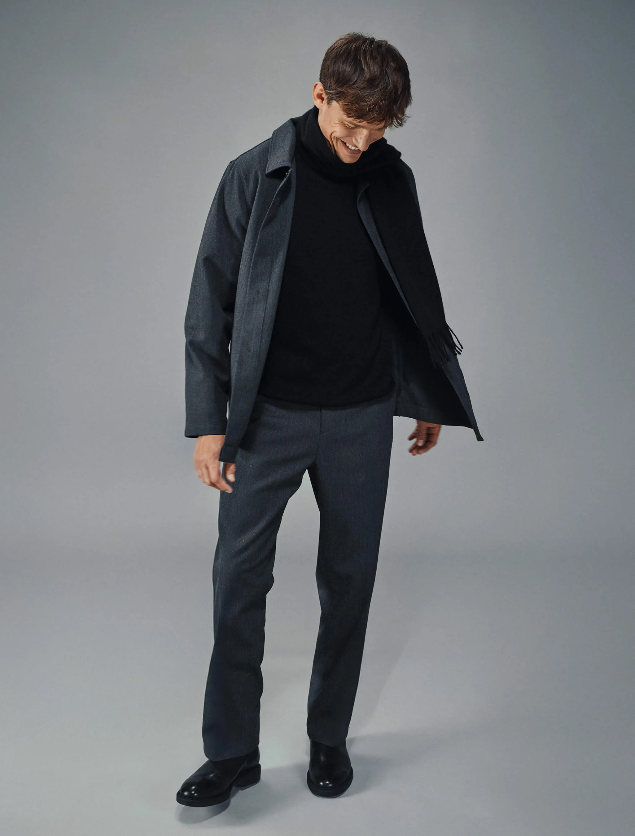 Heritage Pants Relaxed Fit Stone Grey Dark wash QuickDryTech