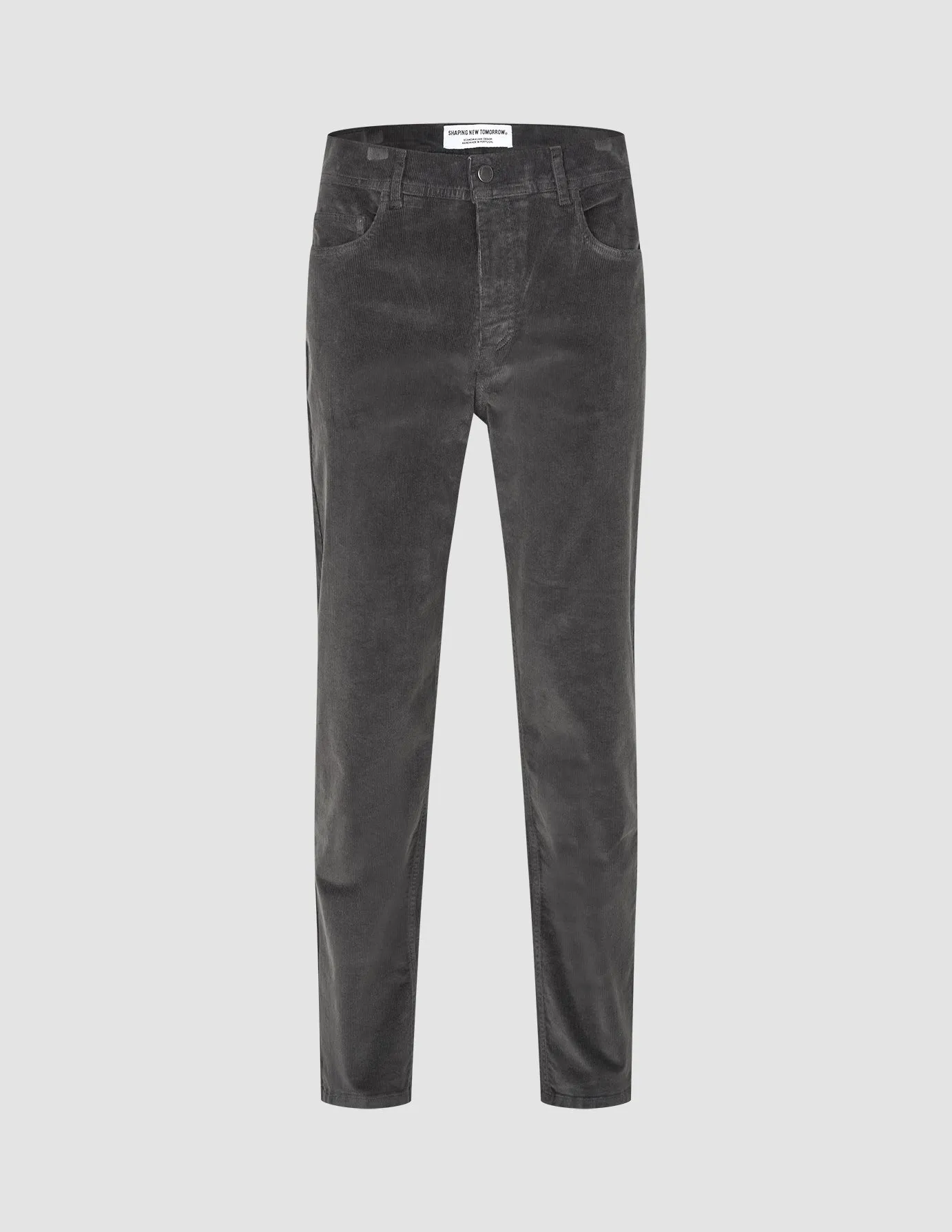 Corduroy Pants Dark Grey ExpandableSidePanels