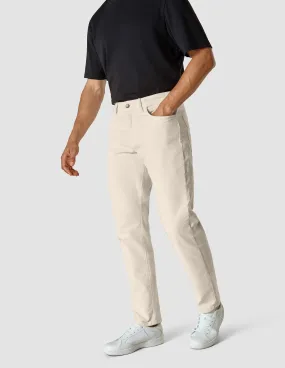Active Lifestyle Corduroy Pants Off White