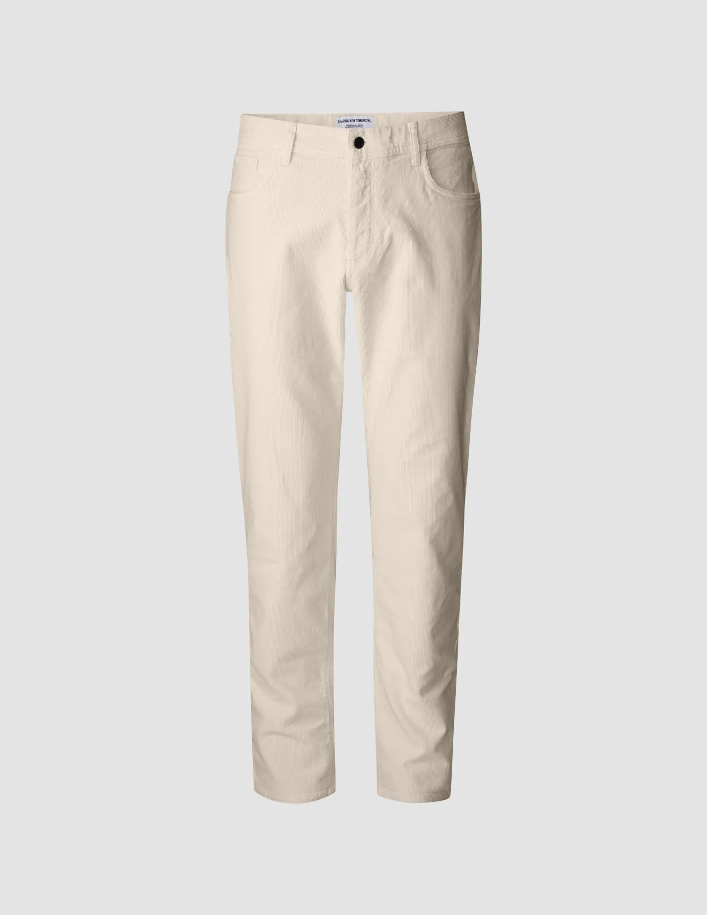Layer-Friendly Fit Corduroy Pants Off White