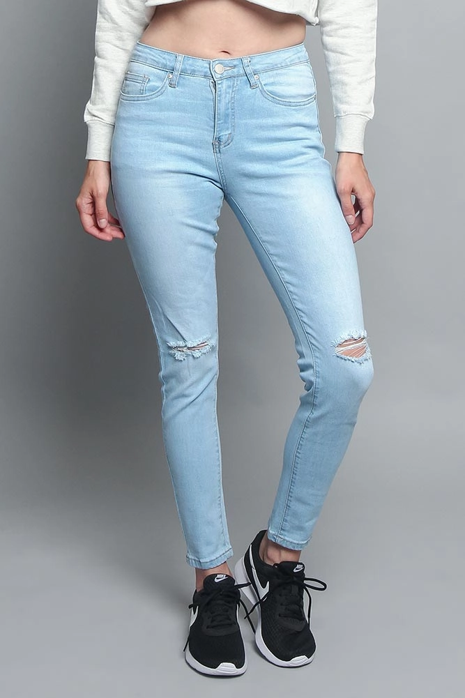 Women's Back Stripe Skinny Jean Fashionable Appeal