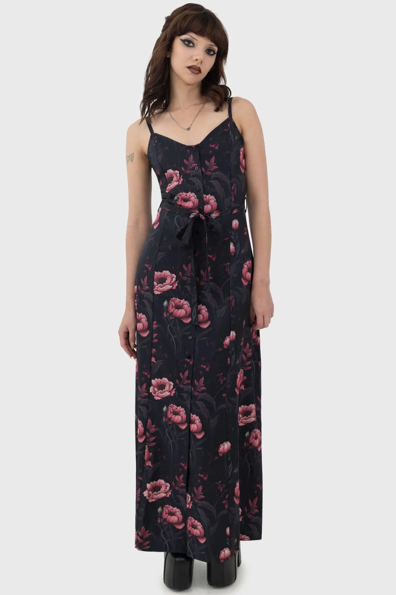 Effortless Pair Cotton Touch Cottage Chorus Maxi Dress