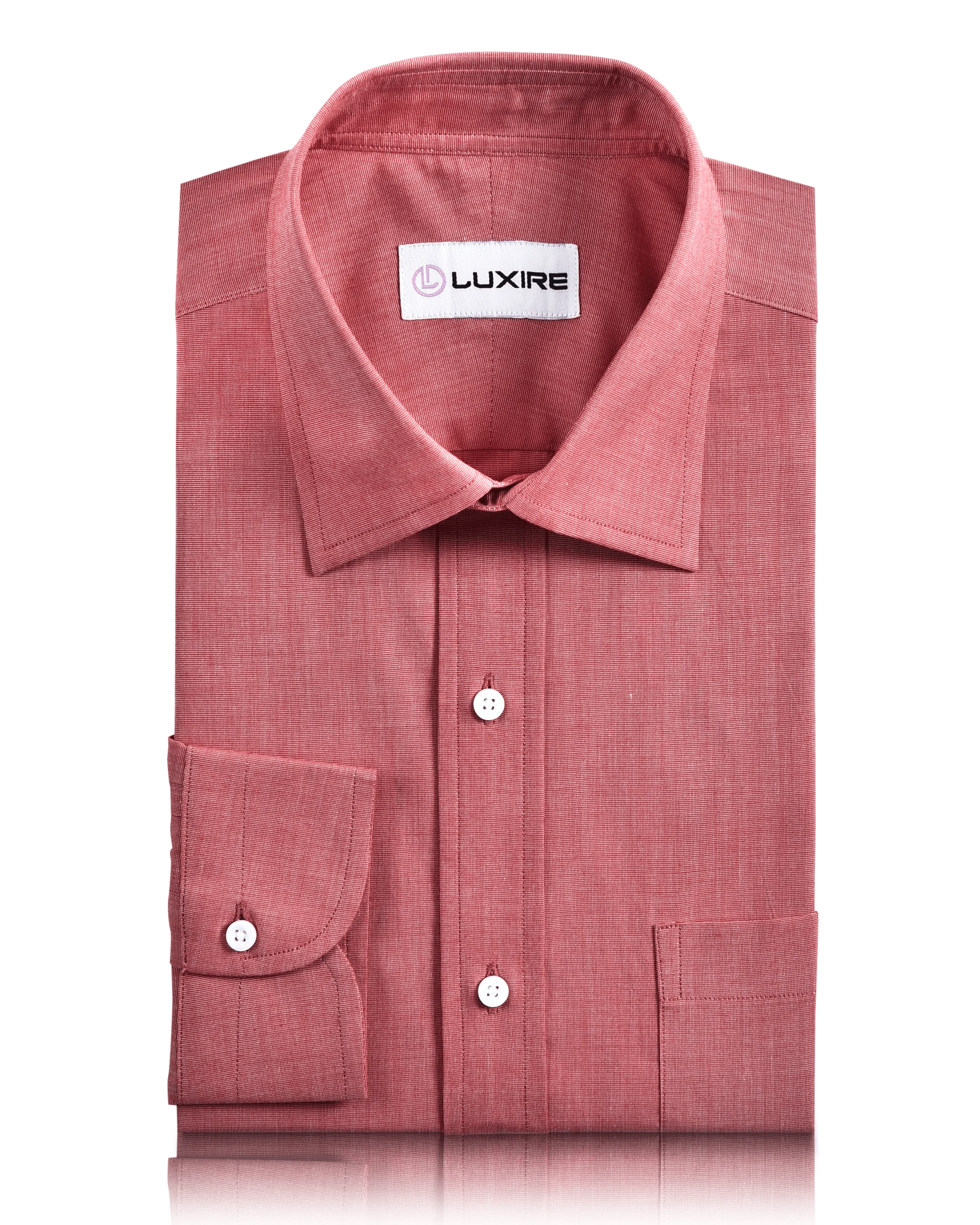 Quick Dry Construction Lightweight Comfort Cotton Poly: Red End On End