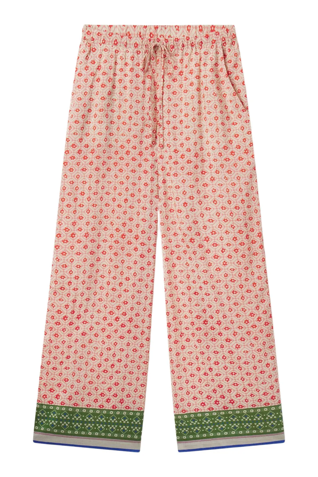 Trovata Birds of Paradis Vera Pants in Santorini Border Work Ready