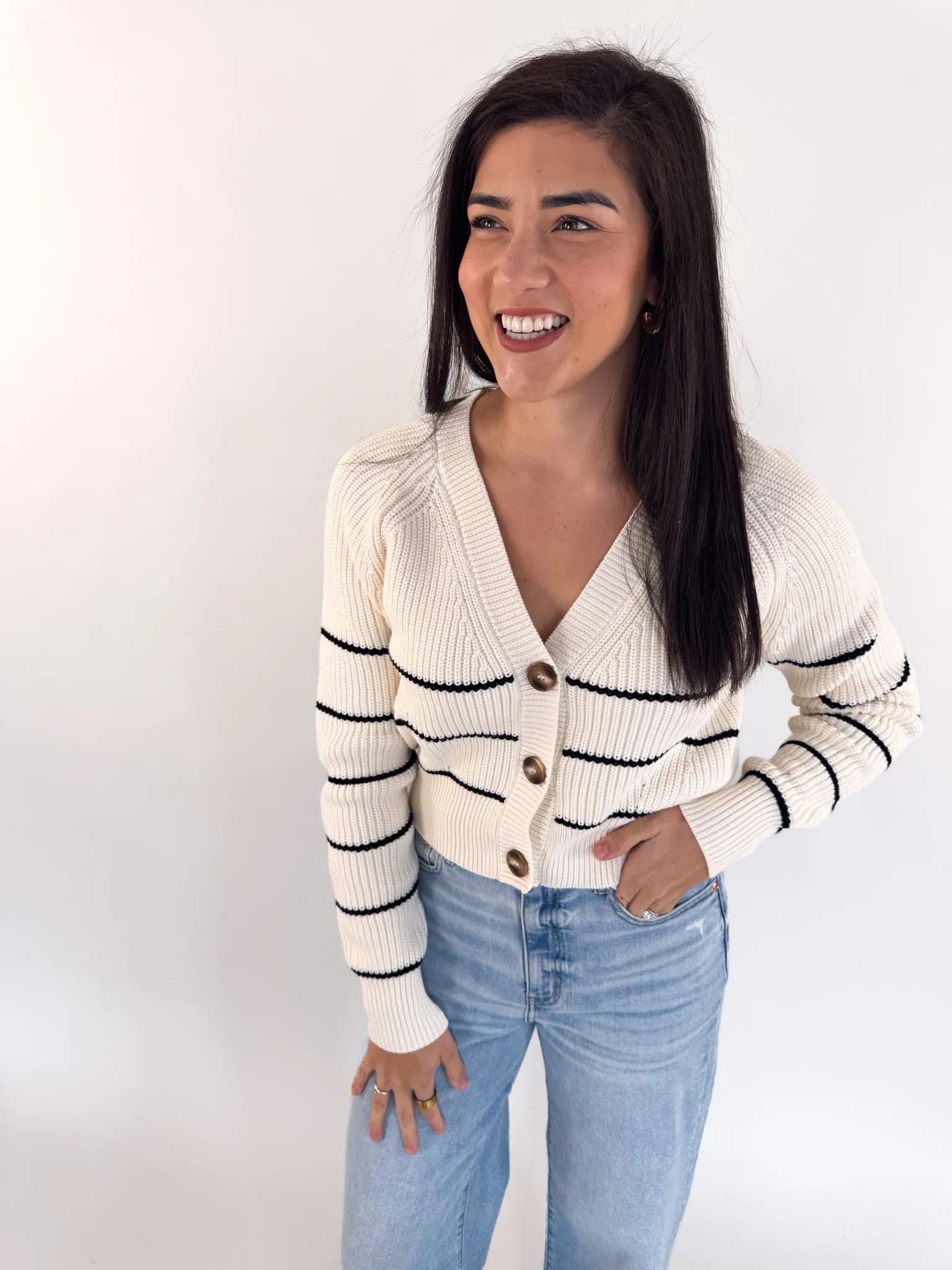 [Z SUPPLY] Stefi Striped Cardigan Soft Comfort