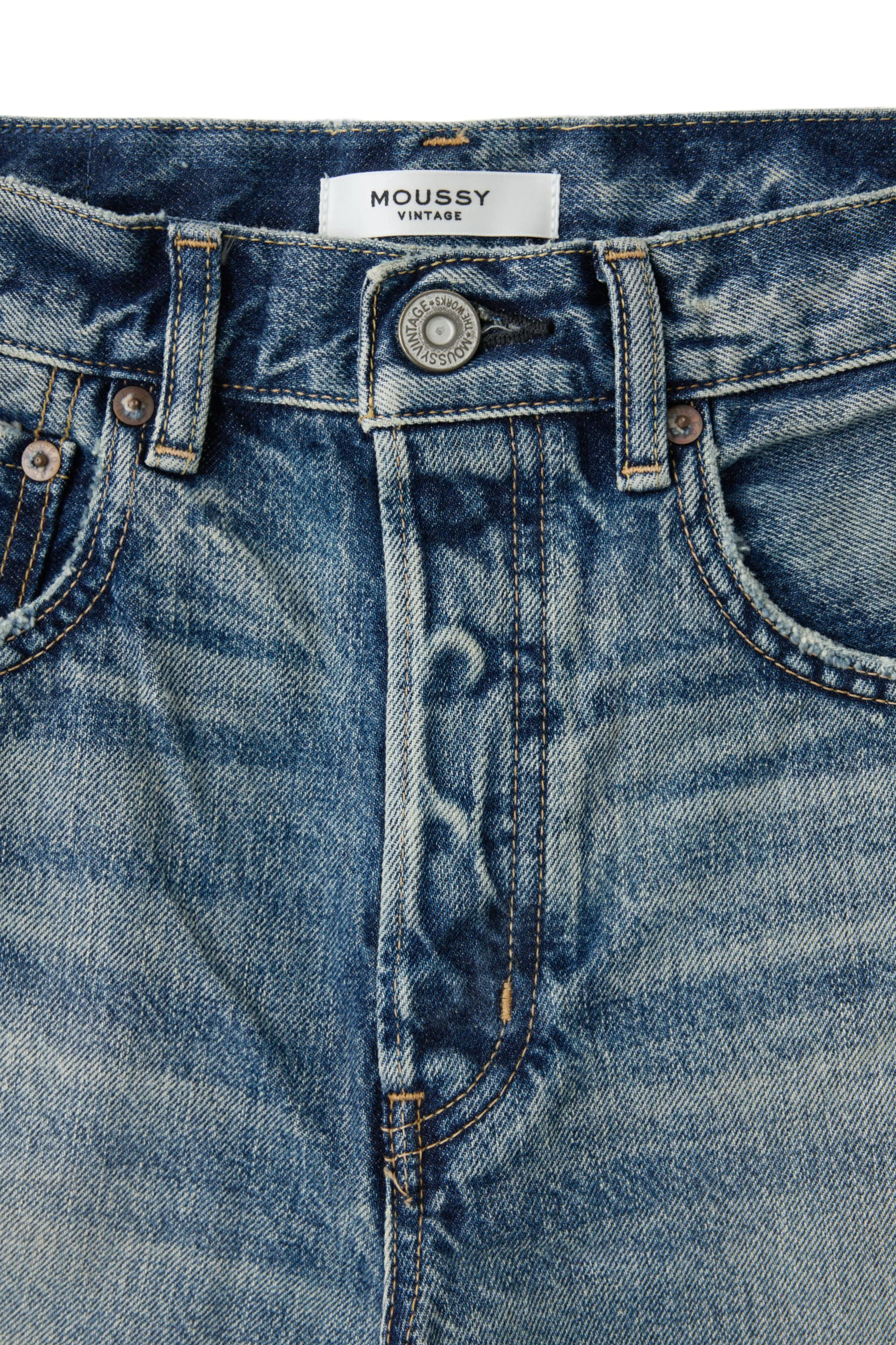 Moussy Denim Douglaston Shorts in Blue Seasonless wear